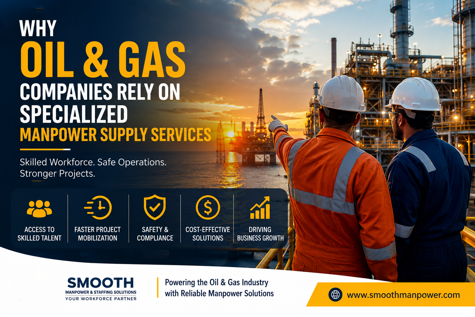 Why Oil and Gas Companies Rely on Specialized Manpower Supply Services